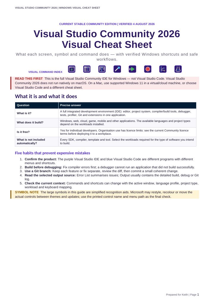 Visual Studio Community 2026 cover
